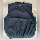 Cutter   Buck Pendleton Round-up Windbreaker Golf Vest Black Men s Xl