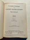1935 Scott Specialized Catalogue Of United States Stamps Vintage Hardcover