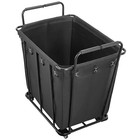 Laundry Cart Rolling Grocery Utility Waterproof Liner Swivel Wheels Shopping