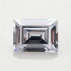 Size 3x5 7x9mm Rectangle Baguette Cut Shape White 5a Loose Cubic Zirconia Stones