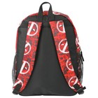 Marvel Avengers Deadpool Mask All-over Print 17  Backpack  Red School Book Bag