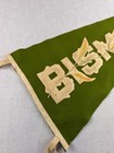 Vintage North Dakota Bismarck Stitched Pennant Green 32  1940 s  Antique