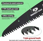 Mossy Oak Folding Saw - 7 Inch Hand Saw With Pouch  D6a And M2 Bimetal Saw Blade