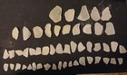Authentic Seaglass  51 Pieces Frosty White Beach sea Glass  surf-tumbled 