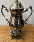 Towle Silver Plated Hot Water Coffee Tea Urn Dispenser  Server  Floral Ornate