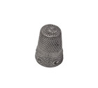 Vintage Sterling Silver Ornate Sewing Thimble Floral Scroll Collectible