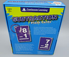 Continuum Games subtraction Flash Cards Ages 6 