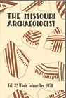 Missouri Indian Archaeology Book Marshall  Mo Miami Mo Utz Site  Oneota V32c