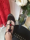 Giuseppe Zanotti Satin Crystal Embellished Slingback Heels Size 39 5