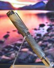 Handmade Exotic Buckeye Burl Wood Rollerball Or Fountain Pen Art 1576a