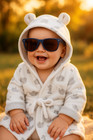 Carter s Baby Toddler Osfm Navy Blue Rectangle 100  Uv Protection Sunglasses