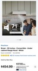 Broan Nutone Automated Ventilation Range Hood 490 Cfm