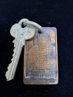 Vintage Hotel Sir Francis Drake - San Francisco  Ca - Brass Key Fob   Key- Rare