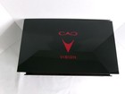 Cao Vision Cigar Humidor Led Lighted Red Black 2 Drawer