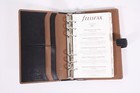 Filofax Lockwood Nappa Blk Brn Leather Personal 23 Mm Rings Nos New Planner 2021