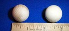 12 Natural Unfinished Solid Hardwood Wood 1  Wooden Balls Crafts   Game New    