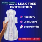 Maxi Overnight Feminine Pads With Wings For Women  Size 6  Ultimate Heavy