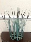 Vintage Mid Century Modernist Bronze   Copper Cattail Sculpture  max Howard   