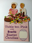 1962 1960s Vintage Easter Vintage Brach s Easter Candy Advertising Sign Boy Girl