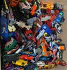 Hot Wheels Lot  80 Cars   Vehicles  Unsearched Matchbox  Disney  Tonka  Etc      