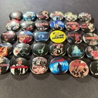 Classic 80 s Horror Movies 1  Pinback Button Set  all 30 Pins  Cult Sci-fi