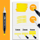 24-80 Colors Dual Tip Oil Based Art Markers Set For Drawing Sketching Manga