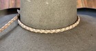 Usa Handmade Tan Brown Single Strand Braided Bufalo Leather Western Hatband Only