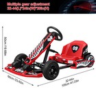 36v Electric Go Kart 16 Mph Length Adjustment Drift Go Kart For Kids 8-12 Years