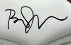 Ben Johnson Signed Chicago Bears Football Does Not Inflate Autographed Psa dna