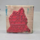 Stampabilities Snoopy Decorated Dog House I1017 Peanuts Rubber Stamp