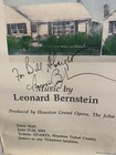 Leonard Bernstein Signed Hou Grand Opera Poster Premier Of Trouble In Tahiti