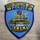 Ny Susquehanna   Western Railway Police  Train Protection Unit Patch Large