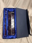 Kaleidoscope Prismatic Oil Wand  Purple Stained Slag Glass  Stars Glitter Vtg