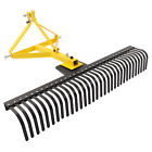 3-point Landscape Rock Rake Garden Tool 5 Ft 360   Rotation For Tractors Hookup