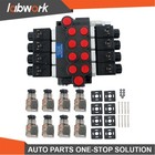 Labwork Heavy Duty 4 Spool Hydraulic Control Valve 12v Dc 13 Gpm 3600 Psi