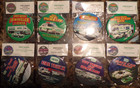 Hess Toy Truck Collector Buttons  pins Lot Of  8  Amerada Gas oil
