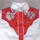 Vintage Sears Cowgirl Outfit Costume Girls Toddler Size 2 Rodeo Pearl Snap