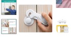 4-pack Child Safety Cabinet Locks With Strong Adhesive For Baby Proofing