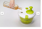 Salad Spinner With Drain  Quick And Easy Multi-use Lettuce  Twist Action Spinner