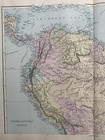 1891 South America Hand  north Part  Coloured Original Antique Map By G w  Bacon