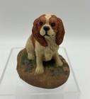 Cavalier King Charles Spaniel Charmstone Earl Sherwan 1985 Marble Dog Figurine