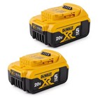 2026 Date 2 Pack Dewalt Dcb205-2 20v Max Premium Lithium-ion 5 0ah Battery New