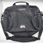 Jansport Black  Messenger Travel Laptop Bag Padded Shoulder Strap Heavy Duty