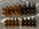 Vintage Classic Weighted Complete Set Of Wooden Chess Pieces  4 5    King 