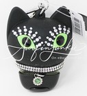 Bath   Body Works Pocketbac Hand Sanitizer Gel Holder Halloween Black Cat Green