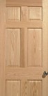 Red Oak 6 Panel Interior Door Many Sizes  Slab Or Prehung
