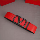 Valentinowomen s Belt With Double-sided Belt Red Black Width 7 Cm Without Box