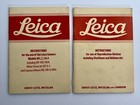 Leica Instruction Books-leica Cameras   Reproduction Devices  nm  Soft Cover