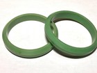 Vintage Pair Art Deco Green Bakelite Bangle Bracelets Tested