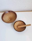 Japanese Suribachi Mortar   Pestle Set     7    5  Grooved Ceramic Bowls 